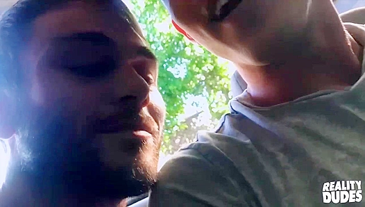Max Adrons Swallows Nic Sahara Hard in Secret Repair Shop Tryst –
