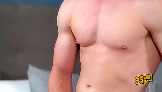 Tall Stud Saul Swallows Massive Load — SeanCody Exclusive POV Bukkake Scene