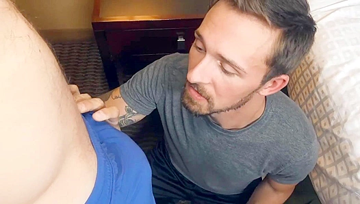 Swallowing Landons Inked Thirst for Wagners Thick Load – Str8 Chaser POV