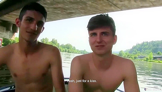 Slender Twins Take Turns Riding Hard in Hot POV Session – XXXGayStyle