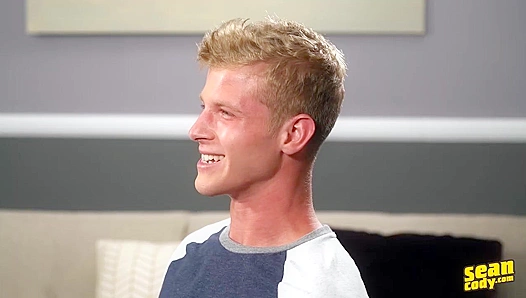 Blonde Beast Thomas Flexes JERKS HARD — UltimateFantasy SeanCody