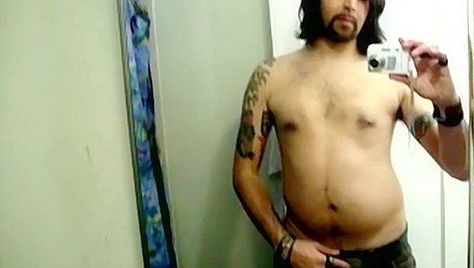 Chubby Adam Spreads Wide, Shows Off Huge Erect Cock – OurBoyfriends
