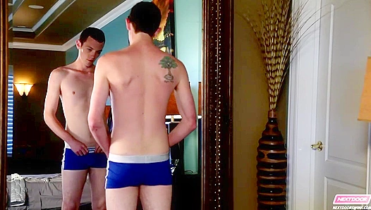 Next-Door Neighbors Cant Resist Each Other—Hot Bi Moment Between Twinks