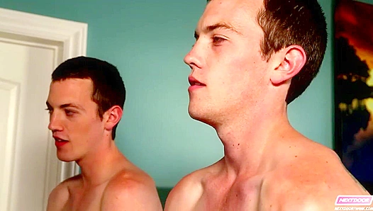 Next-Door Neighbors Cant Resist Each Other—Hot Bi Moment Between Twinks