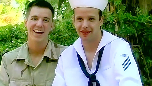 Sailor Takes Hard Slaps Before Hot Facefuck Beneath the Sun – GayPornBeach 18+