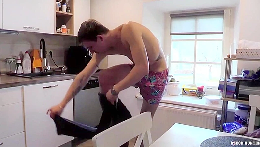 Tattooed Czech Twink Takes Hard Kitchen Pounding – Raw Gay Passion Unleashed