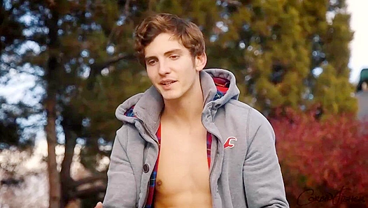 Cute Curly Twink Erik JERKS OFF for CorbinFisher – Hot Solo Ride