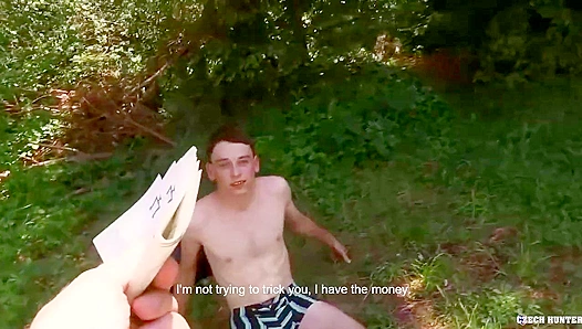Czech Teen Gets Loaded Outdoors – Wild Bareback Action – XXX Gay
