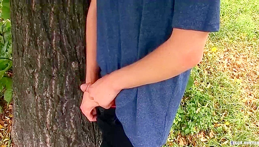 Hungry Hairy-Chested Czech Twink Rides Hard Outdoors – XXXGayScene 18+