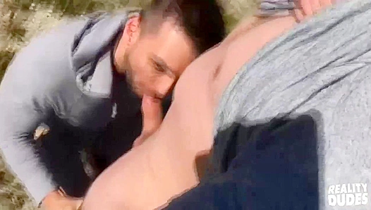 Lucky Daniels Gets Pounded Hard Outdoors by Reality Dudes – Steamy Gay Sex 18+