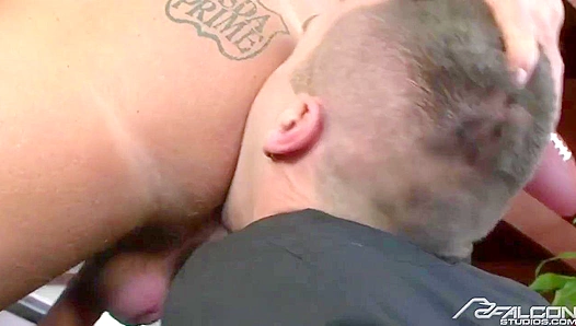 Matthew Ford Claims Andre Barclay in Steamy Office Power Play – Falcon Studios