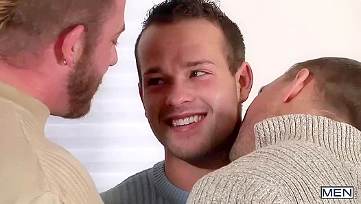 John Magnum, Rikk York Luke Adams Go Hard in Steamy Taboo Threesome – Hot Gay Sex