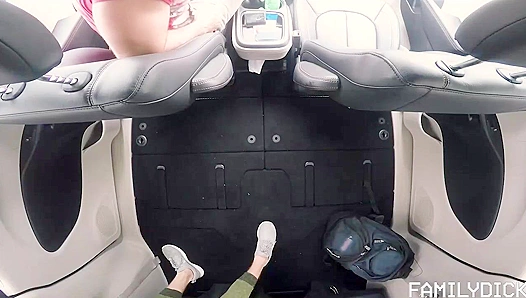 Stepdad Takes Control in Steamy Backseat Encounter – Brit Westbury Action