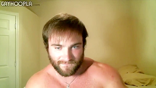 James the Bearded Beast Flexes His Massive Muscular Ass – Raw Gay Action